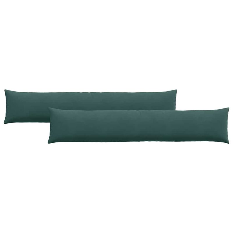Casa si Gradina - Textile si covoare - Perne si pilote - Perne decorative - Perne pentru canapea 2 pcs Verde inchis 200 x 40 cm - Infinity.ro