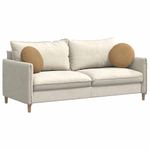 Casa si Gradina - Textile si covoare - Perne si pilote - Perne decorative - Perne de Sezut 2 pcs Maro Ø 40 x 13 cm Catifea - Infinity.ro