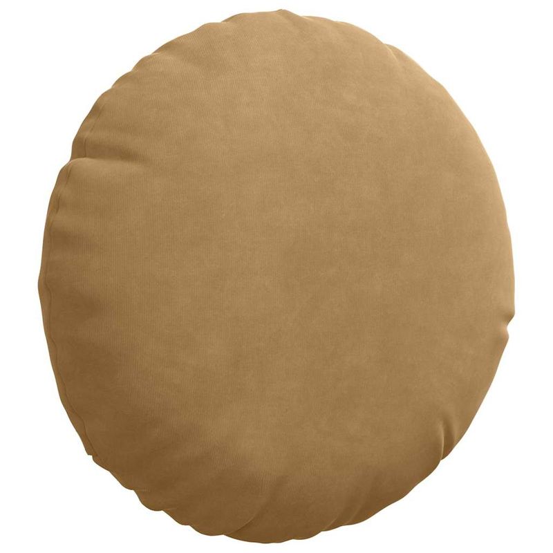 Casa si Gradina - Textile si covoare - Perne si pilote - Perne decorative - Perne de Sezut 2 pcs Maro Ø 40 x 13 cm Catifea - Infinity.ro