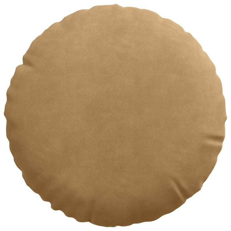 Casa si Gradina - Textile si covoare - Perne si pilote - Perne decorative - Perne de Sezut 2 pcs Maro Ø 40 x 13 cm Catifea - Infinity.ro
