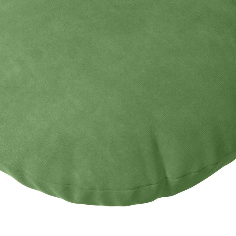 Casa si Gradina - Textile si covoare - Perne si pilote - Perne decorative - Perne de Sezut 2 pcs Verde deschis Ø 40 x 13 cm Catifea - Infinity.ro