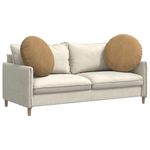 Casa si Gradina - Textile si covoare - Perne si pilote - Perne decorative - Perne de Sezut 2 pcs Maro Ø 40 x 13 cm Catifea - Infinity.ro