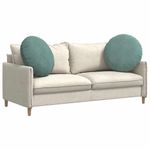 Casa si Gradina - Textile si covoare - Perne si pilote - Perne decorative - Perne de Sezut 2 pcs Verde Marii Ø 40 x 13 cm Catifea - Infinity.ro