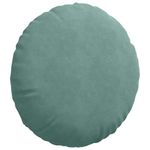 Casa si Gradina - Textile si covoare - Perne si pilote - Perne decorative - Perne de Sezut 2 pcs Verde Marii Ø 40 x 13 cm Catifea - Infinity.ro