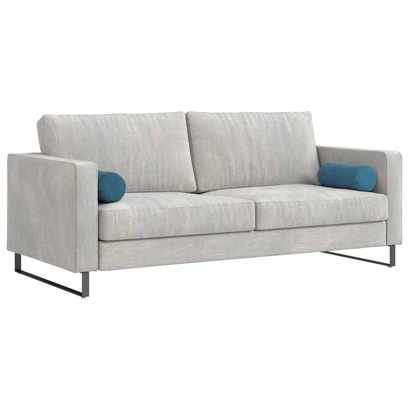 Casa si Gradina - Textile si covoare - Perne si pilote - Perne decorative - Perne Bolster 2 pcs albastru Ø 15 x 40 cm Tesatura din corduroy - Infinity.ro