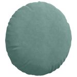 Casa si Gradina - Textile si covoare - Perne si pilote - Perne decorative - Perne de Sezut 2 pcs Verde Marii Ø 40 x 13 cm Catifea - Infinity.ro