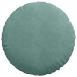 Casa si Gradina - Textile si covoare - Perne si pilote - Perne decorative - Perne de Sezut 2 pcs Verde Marii Ø 40 x 13 cm Catifea - Infinity.ro