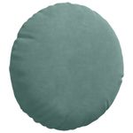 Casa si Gradina - Textile si covoare - Perne si pilote - Perne decorative - Perne de Sezut 2 pcs Verde Marii Ø 40 x 13 cm Catifea - Infinity.ro