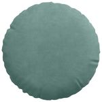 Casa si Gradina - Textile si covoare - Perne si pilote - Perne decorative - Perne de Sezut 2 pcs Verde Marii Ø 40 x 13 cm Catifea - Infinity.ro