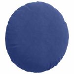 Casa si Gradina - Textile si covoare - Perne si pilote - Perne decorative - Perne de Sezut 2 pcs Albastru Politie Ø 40 x 13 cm Catifea - Infinity.ro