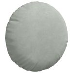 Casa si Gradina - Textile si covoare - Perne si pilote - Perne decorative - Perne de Sezut 2 pcs Gri deschis Ø 40 x 13 cm Catifea - Infinity.ro