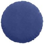 Casa si Gradina - Textile si covoare - Perne si pilote - Perne decorative - Perne de Sezut 2 pcs Albastru Politie Ø 40 x 13 cm Catifea - Infinity.ro