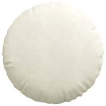 Casa si Gradina - Textile si covoare - Perne si pilote - Perne decorative - Perne de Sezut 2 pcs Crem Ø 40 x 13 cm Catifea - Infinity.ro