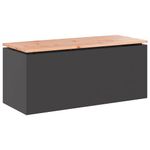 Casa si Gradina - Gradina si terasa - Mobilier exterior - Bancute de gradina - Banca de gradina Negru 100 x 40 x 43 cm Otel - Infinity.ro