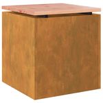 Casa si Gradina - Gradina si terasa - Mobilier exterior - Bancute de gradina - Banca de gradina Ruginit 40 x 40 x 43 cm - Infinity.ro