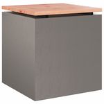 Casa si Gradina - Gradina si terasa - Mobilier exterior - Bancute de gradina - Banca de gradina Ruginit 40 x 40 x 43 cm - Infinity.ro