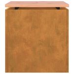 Casa si Gradina - Gradina si terasa - Mobilier exterior - Bancute de gradina - Banca de gradina Ruginit 40 x 40 x 43 cm - Infinity.ro