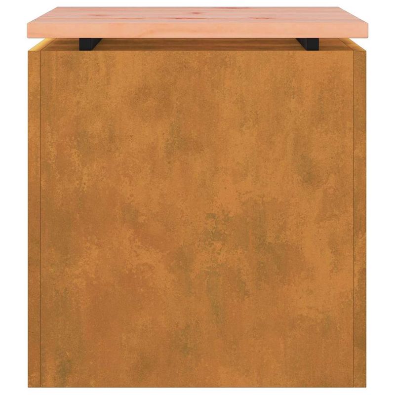 Casa si Gradina - Gradina si terasa - Mobilier exterior - Bancute de gradina - Banca de gradina Ruginit 40 x 40 x 43 cm - Infinity.ro