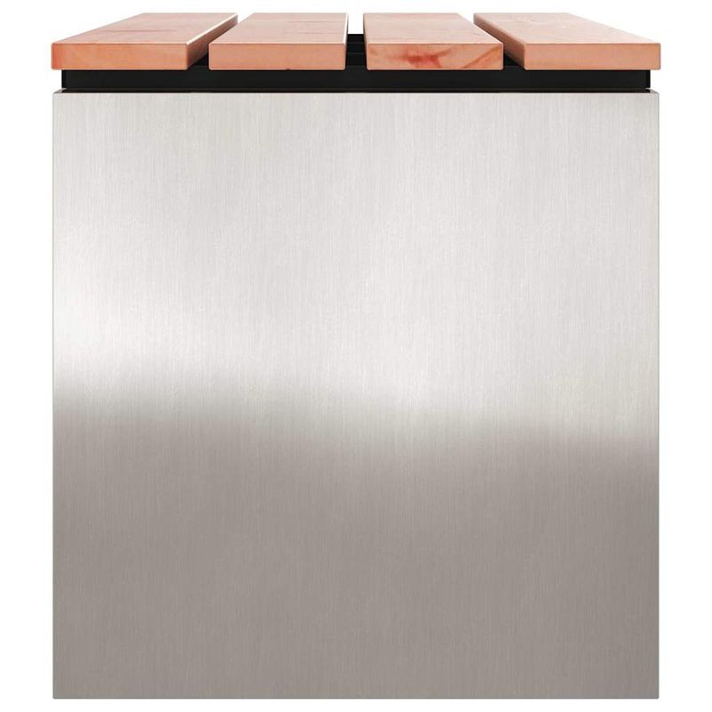 Casa si Gradina - Gradina si terasa - Mobilier exterior - Bancute de gradina - Banca de gradina Argintiu 80 x 40 x 43 cm Otel inoxidabil - Infinity.ro
