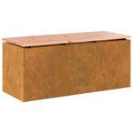 Casa si Gradina - Gradina si terasa - Mobilier exterior - Bancute de gradina - Banca de gradina Ruginit 100 x 40 x 43 cm - Infinity.ro