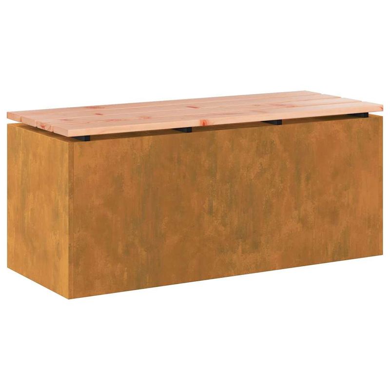 Casa si Gradina - Gradina si terasa - Mobilier exterior - Bancute de gradina - Banca de gradina Ruginit 100 x 40 x 43 cm - Infinity.ro