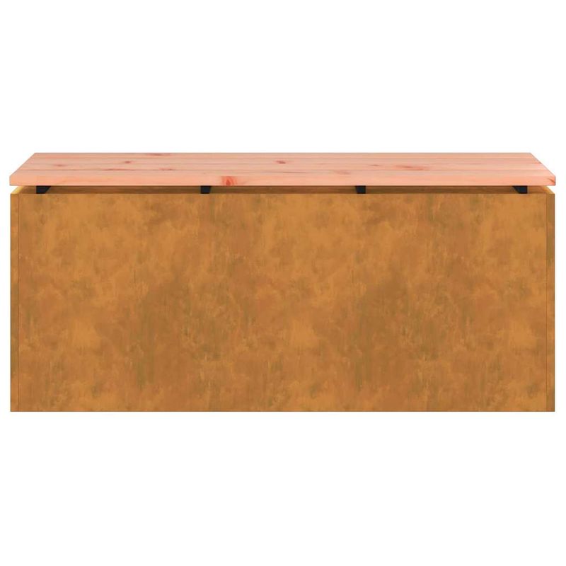 Casa si Gradina - Gradina si terasa - Mobilier exterior - Bancute de gradina - Banca de gradina Ruginit 100 x 40 x 43 cm - Infinity.ro