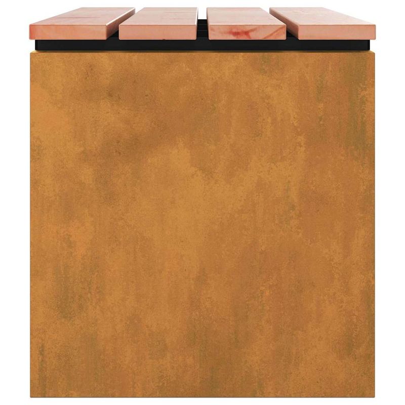 Casa si Gradina - Gradina si terasa - Mobilier exterior - Bancute de gradina - Banca de gradina Ruginit 100 x 40 x 43 cm - Infinity.ro