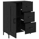 Casa si Gradina - Mobilier - Comode si corpuri - Comode - Bufet cu sertar Stejar negru 69.5 x 34 x 90 cm Lemn compozit - Infinity.ro