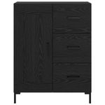 Casa si Gradina - Mobilier - Comode si corpuri - Comode - Bufet cu sertar Stejar negru 69.5 x 34 x 90 cm Lemn compozit - Infinity.ro