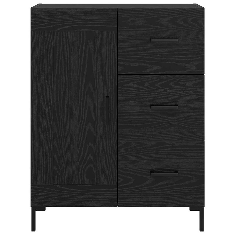 Casa si Gradina - Mobilier - Comode si corpuri - Comode - Bufet cu sertar Stejar negru 69.5 x 34 x 90 cm Lemn compozit - Infinity.ro