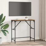 Casa si Gradina - Mobilier - Comode si corpuri - Noptiere - Masa de consola Lemn vechi 75 x 32 x 75 cm Lemn compozit - Infinity.ro