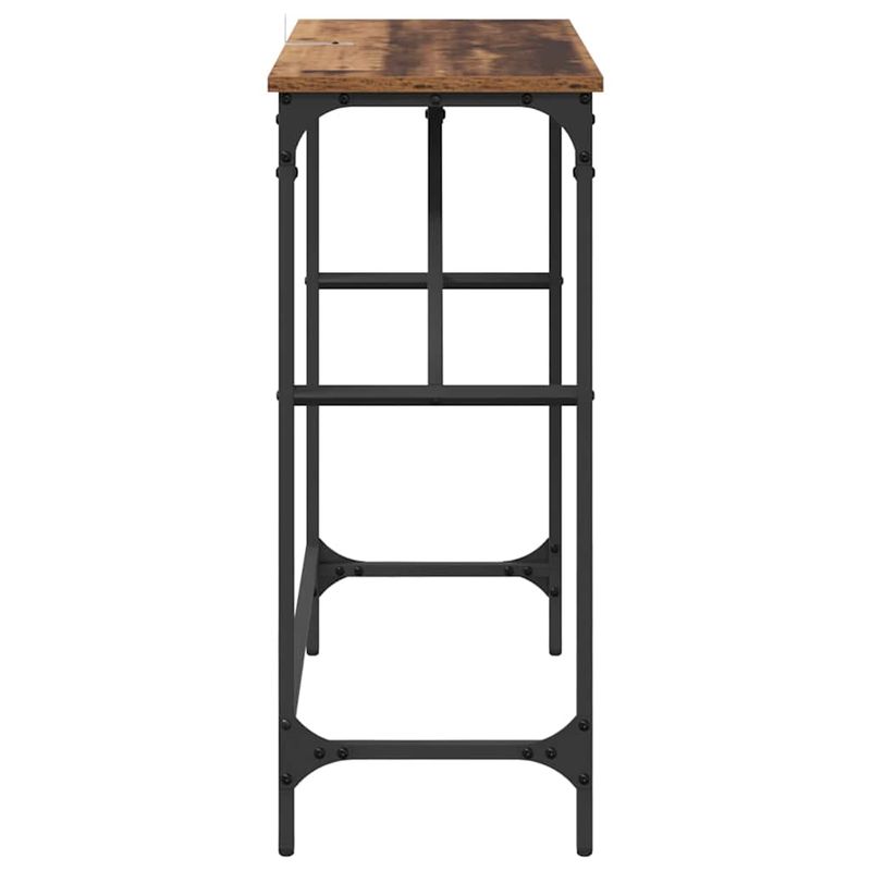 Casa si Gradina - Mobilier - Comode si corpuri - Noptiere - Masa de consola Lemn vechi 75 x 32 x 75 cm Lemn compozit - Infinity.ro