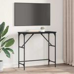 Casa si Gradina - Mobilier - Comode si corpuri - Console - Masa de consola Stejar negru 75 x 32 x 75 cm Lemn compozit - Infinity.ro