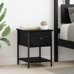 Casa si Gradina - Mobilier - Comode si corpuri - Noptiere - Noptiera 2 pcs Stejar negru 34 x 35,5 x 45 cm Lemn compozit - Infinity.ro