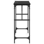 Casa si Gradina - Mobilier - Comode si corpuri - Noptiere - Masa de consola Stejar negru 75 x 32 x 75 cm Lemn compozit - Infinity.ro