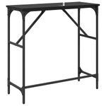 Casa si Gradina - Mobilier - Comode si corpuri - Noptiere - Masa de consola Stejar negru 75 x 32 x 75 cm Lemn compozit - Infinity.ro