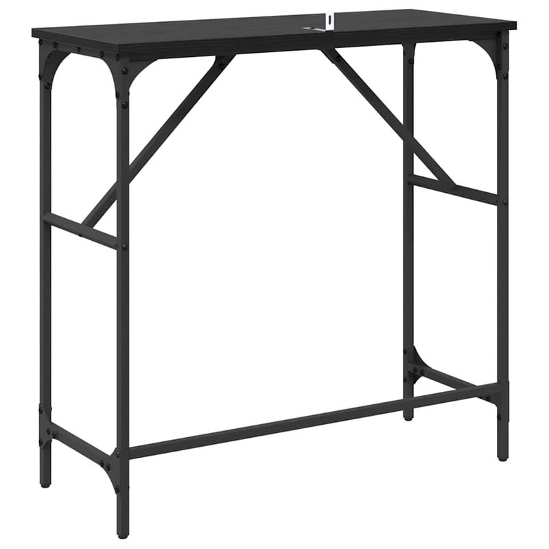 Casa si Gradina - Mobilier - Comode si corpuri - Noptiere - Masa de consola Stejar negru 75 x 32 x 75 cm Lemn compozit - Infinity.ro