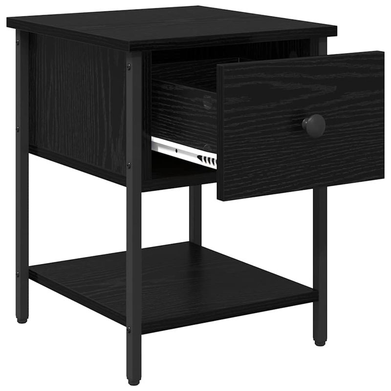 Casa si Gradina - Mobilier - Comode si corpuri - Noptiere - Noptiera 2 pcs Stejar negru 34 x 35,5 x 45 cm Lemn compozit - Infinity.ro