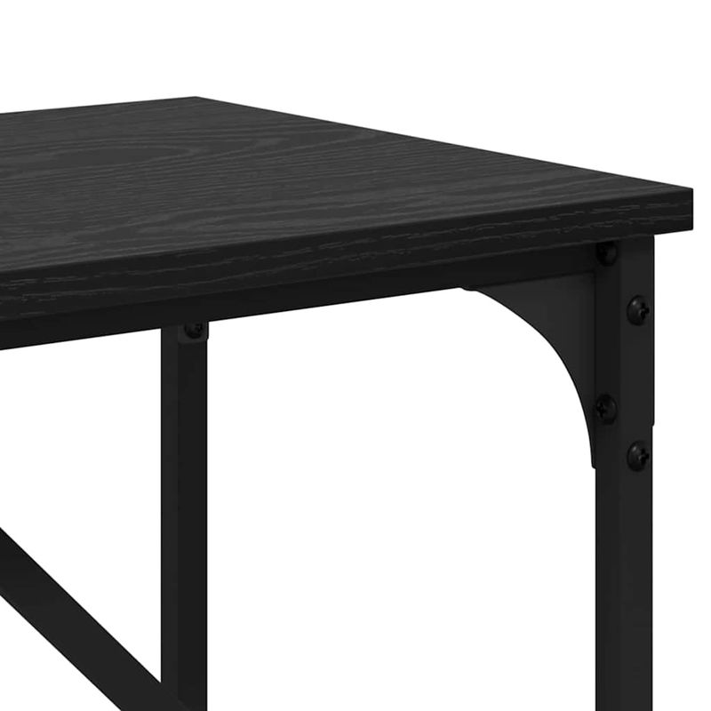 Casa si Gradina - Mobilier - Comode si corpuri - Noptiere - Masa de consola Stejar negru 75 x 32 x 75 cm Lemn compozit - Infinity.ro