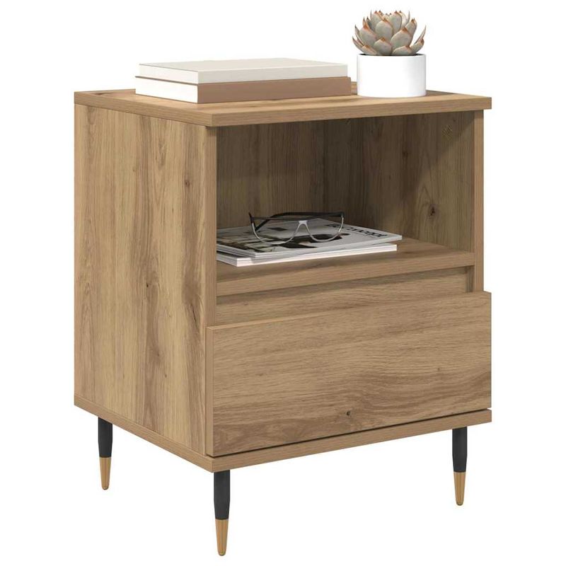 Casa si Gradina - Mobilier - Comode si corpuri - Noptiere - Noptiera 2 pcs stejar artizanal 40 x 35 x 50 cm - Infinity.ro