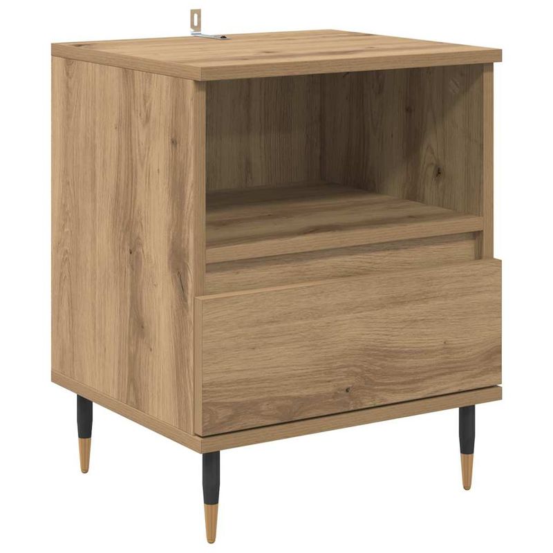 Casa si Gradina - Mobilier - Comode si corpuri - Noptiere - Noptiera 2 pcs stejar artizanal 40 x 35 x 50 cm - Infinity.ro
