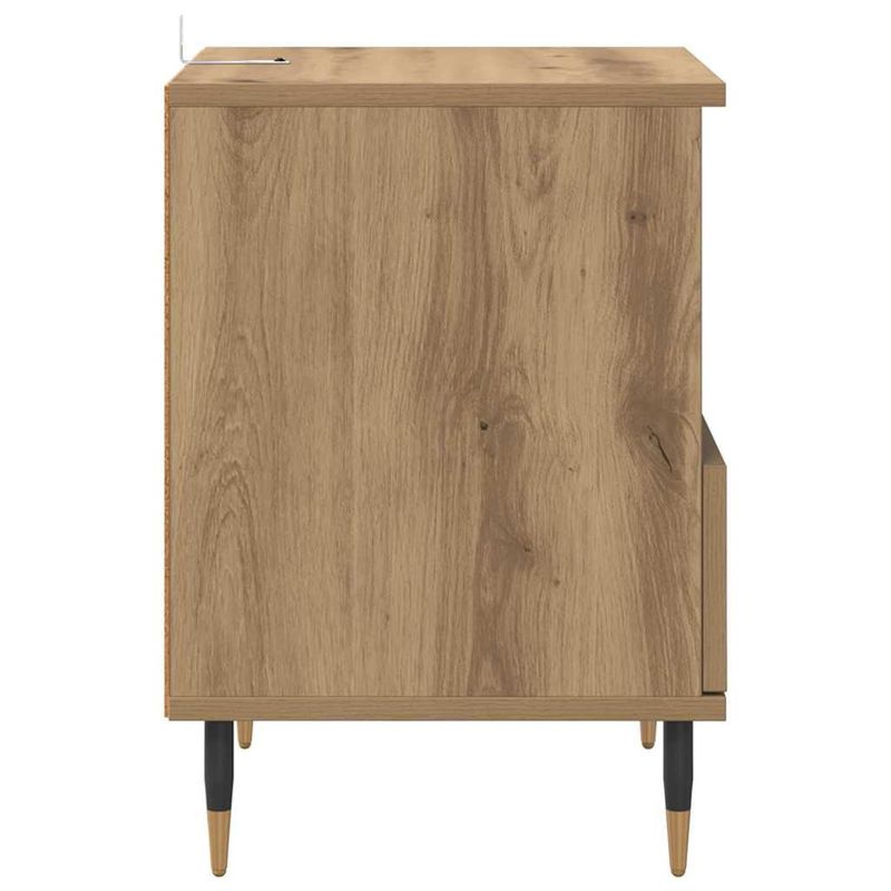 Casa si Gradina - Mobilier - Comode si corpuri - Noptiere - Noptiera 2 pcs stejar artizanal 40 x 35 x 50 cm - Infinity.ro