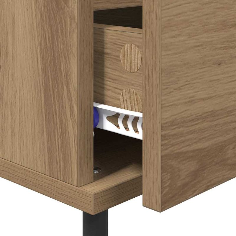 Casa si Gradina - Mobilier - Comode si corpuri - Noptiere - Noptiera 2 pcs stejar artizanal 40 x 35 x 50 cm - Infinity.ro