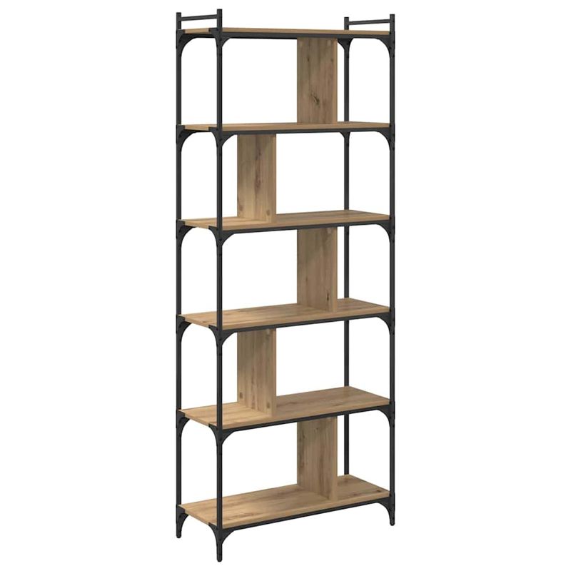 Casa si Gradina - Mobilier - Biblioteci si rafturi - Biblioteci - Biblioteca stejar artizanal 76 x 32 x 192 cm Lemn compozit - Infinity.ro