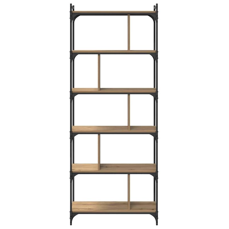 Casa si Gradina - Mobilier - Biblioteci si rafturi - Biblioteci - Biblioteca stejar artizanal 76 x 32 x 192 cm Lemn compozit - Infinity.ro