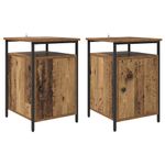 Casa si Gradina - Mobilier - Comode si corpuri - Noptiere - Noptiera 2 pcs Lemn vechi 40 x 42 x 60cm Lemn compozit - Infinity.ro