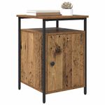 Casa si Gradina - Mobilier - Comode si corpuri - Noptiere - Noptiera 2 pcs Lemn vechi 40 x 42 x 60cm Lemn compozit - Infinity.ro