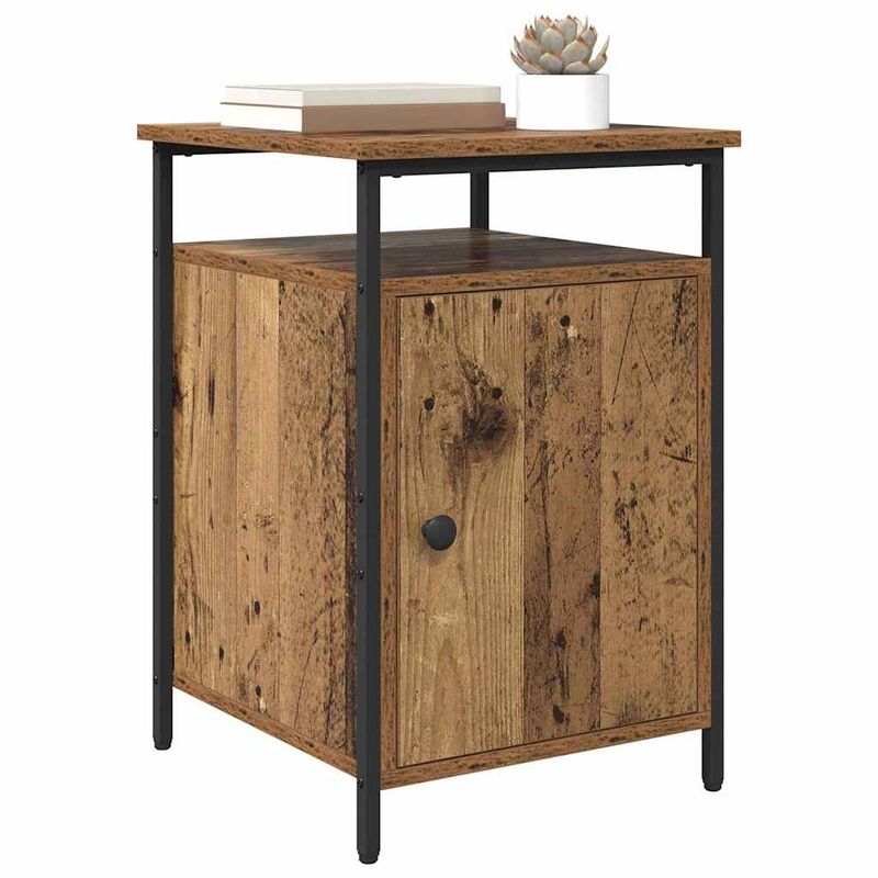 Casa si Gradina - Mobilier - Comode si corpuri - Noptiere - Noptiera 2 pcs Lemn vechi 40 x 42 x 60cm Lemn compozit - Infinity.ro