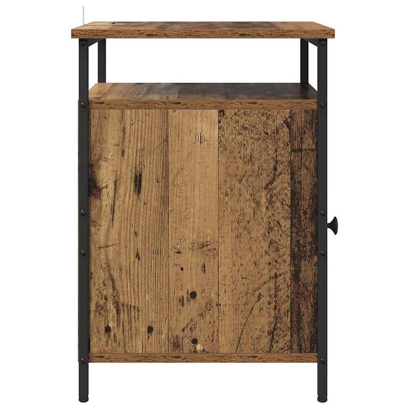 Casa si Gradina - Mobilier - Comode si corpuri - Noptiere - Noptiera 2 pcs Lemn vechi 40 x 42 x 60cm Lemn compozit - Infinity.ro
