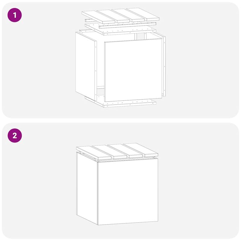 Casa si Gradina - Gradina si terasa - Mobilier exterior - Bancute de gradina - Banca de gradina Olivengrønn 40 x 40 x 43 cm Otel - Infinity.ro